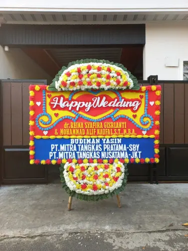 Papan Bunga Pernikahan kestalan