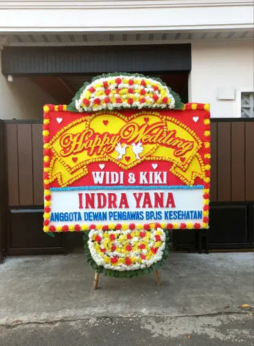 Papan Bunga Pernikahan kestalan